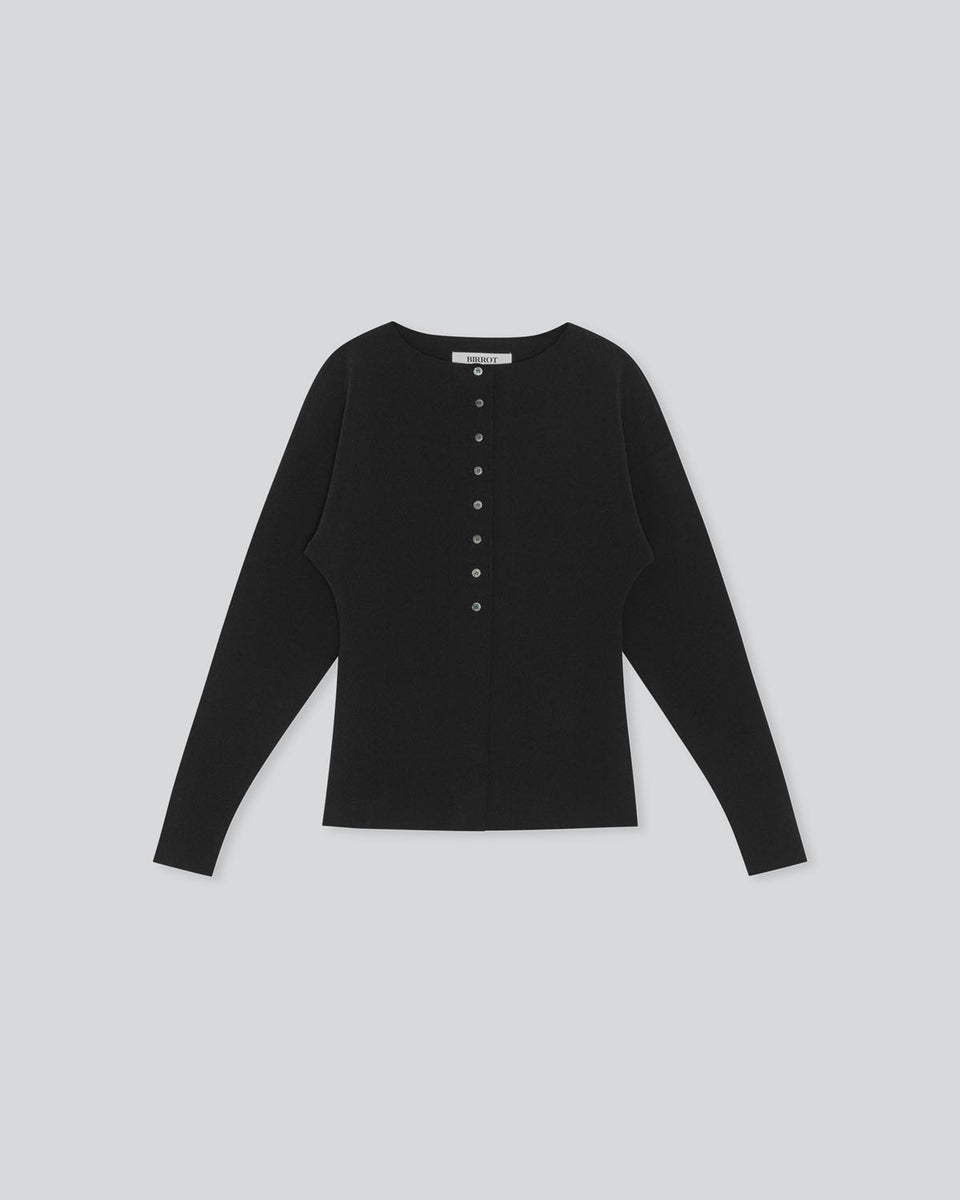 LAY2 BOATNECK CARDIGAN – BIRROT