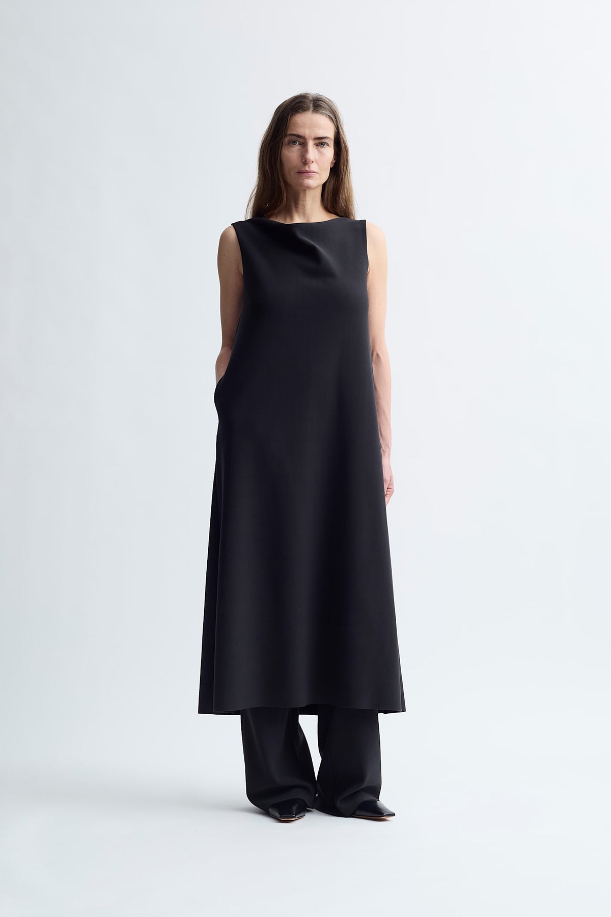 LAY2 COWL-NECK DRESS