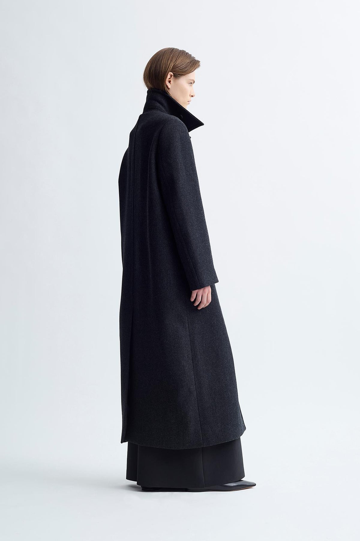 SINGLE WOOL COAT