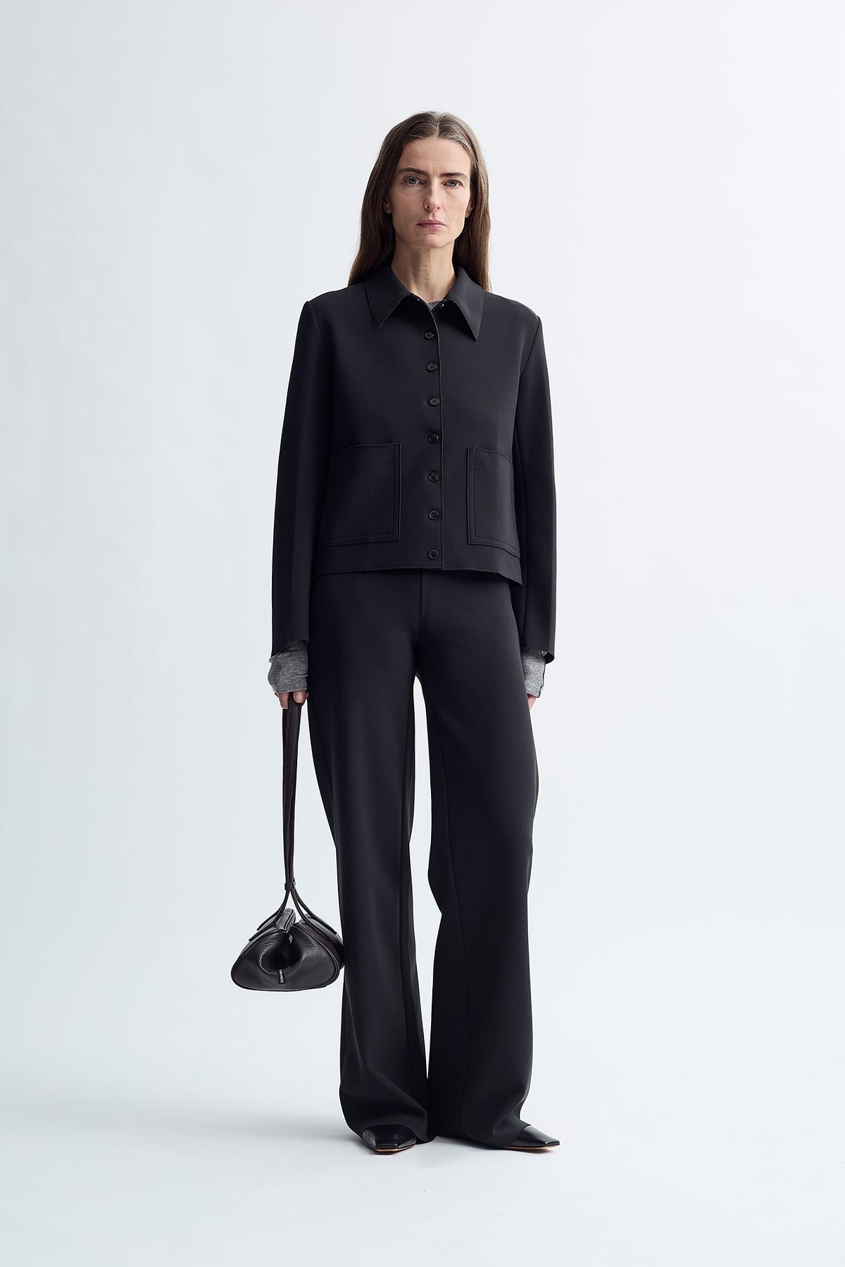 LAY3 POINT COLLAR JACKET