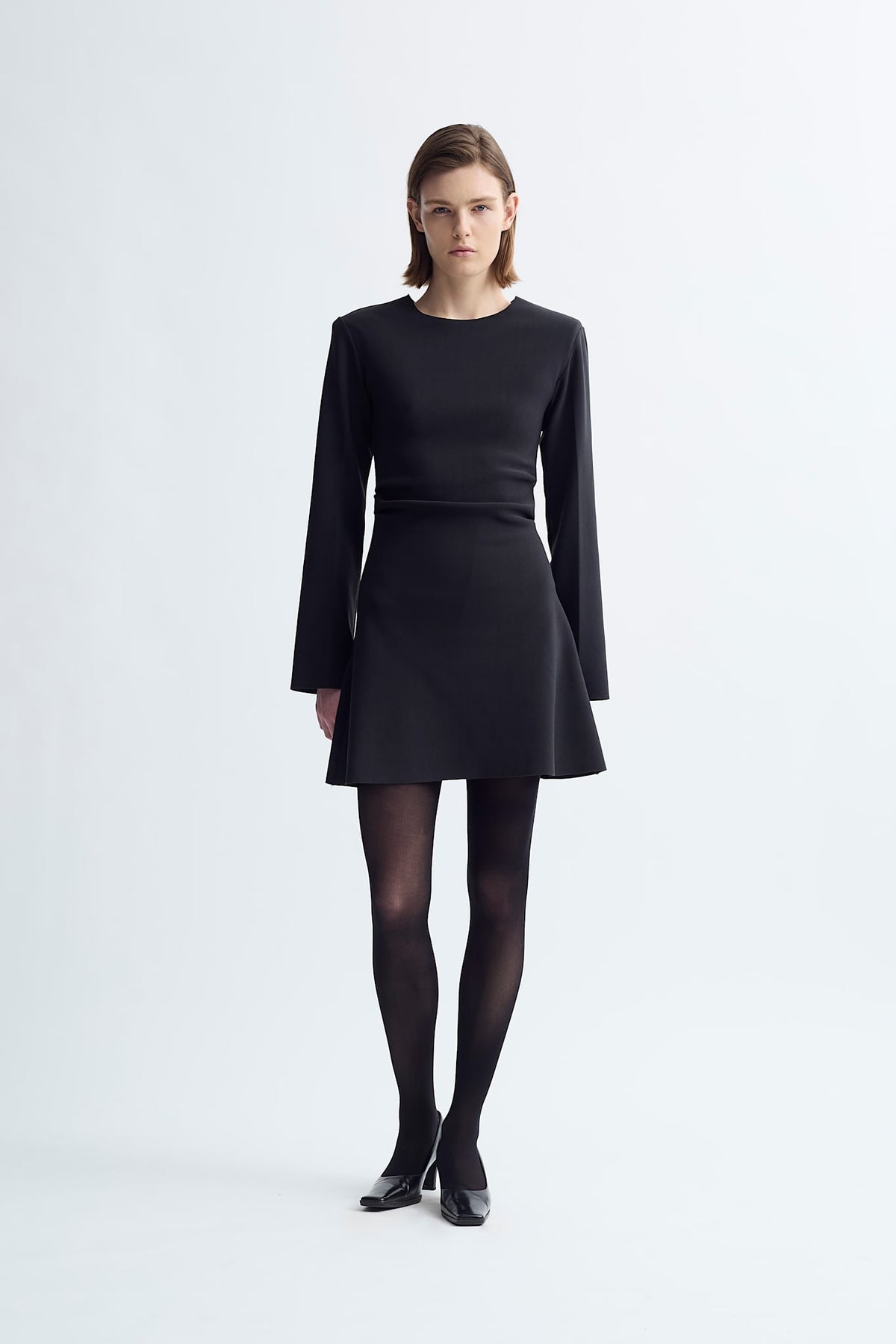 LAY2 DRAPE MINI DRESS