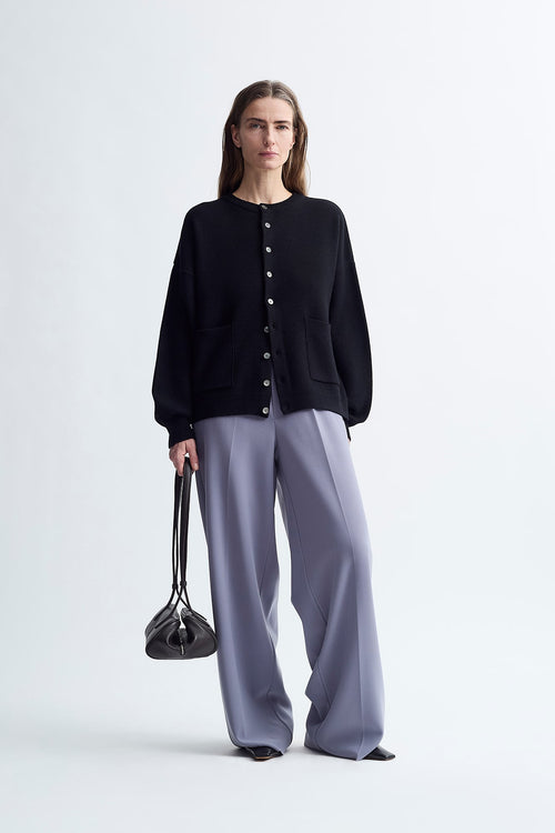 MERINO ROUND CARDIGAN