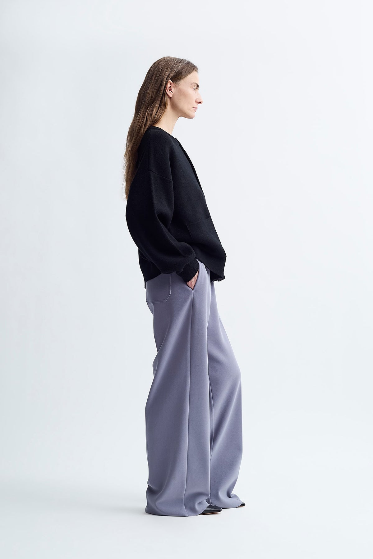 MERINO ROUND CARDIGAN
