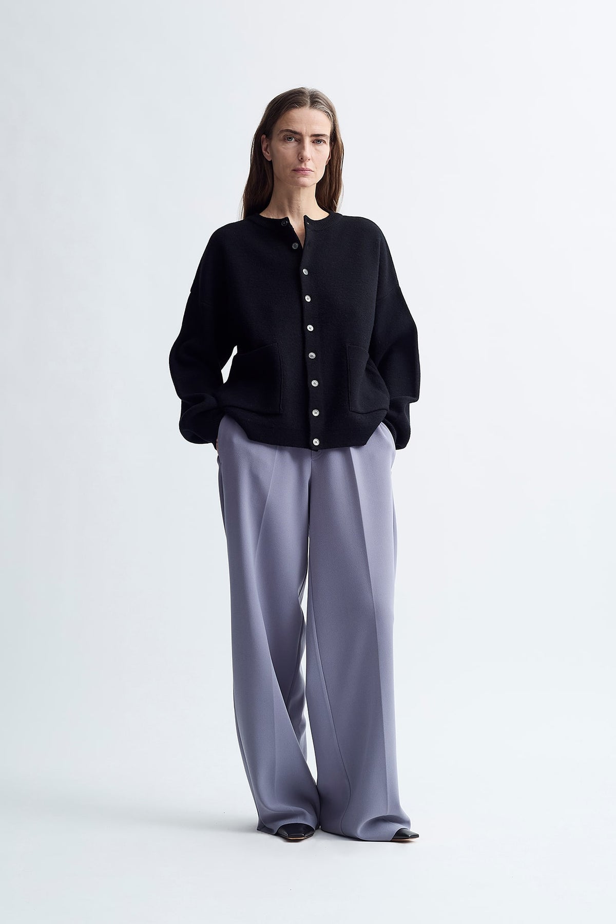 MERINO ROUND CARDIGAN