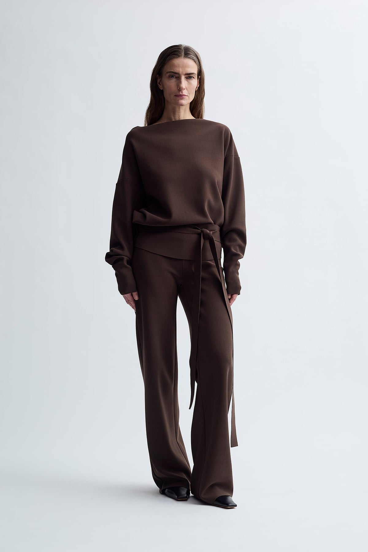 LAY2 COWL-NECK TOP