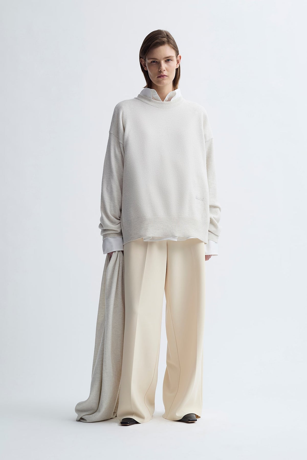 MERINO SCARF JUMPER