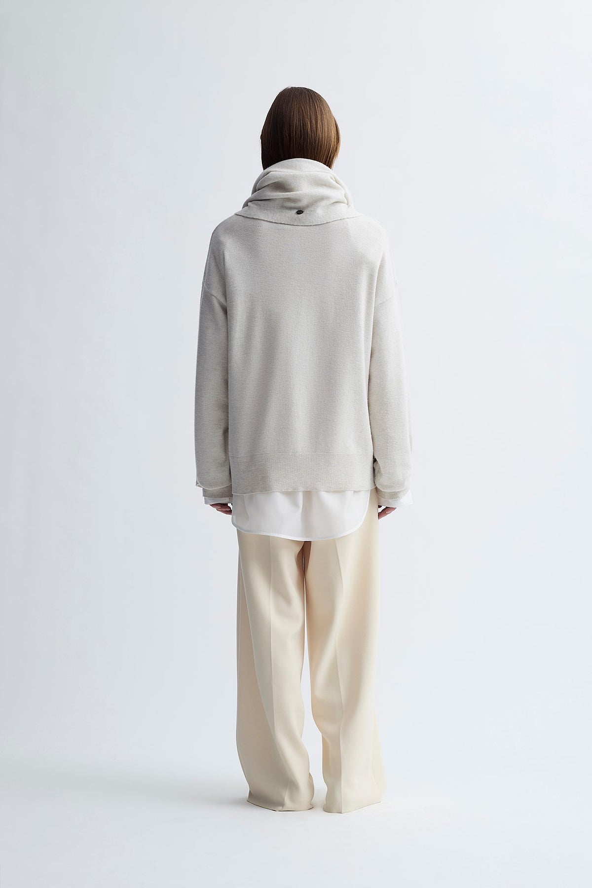 MERINO SCARF JUMPER