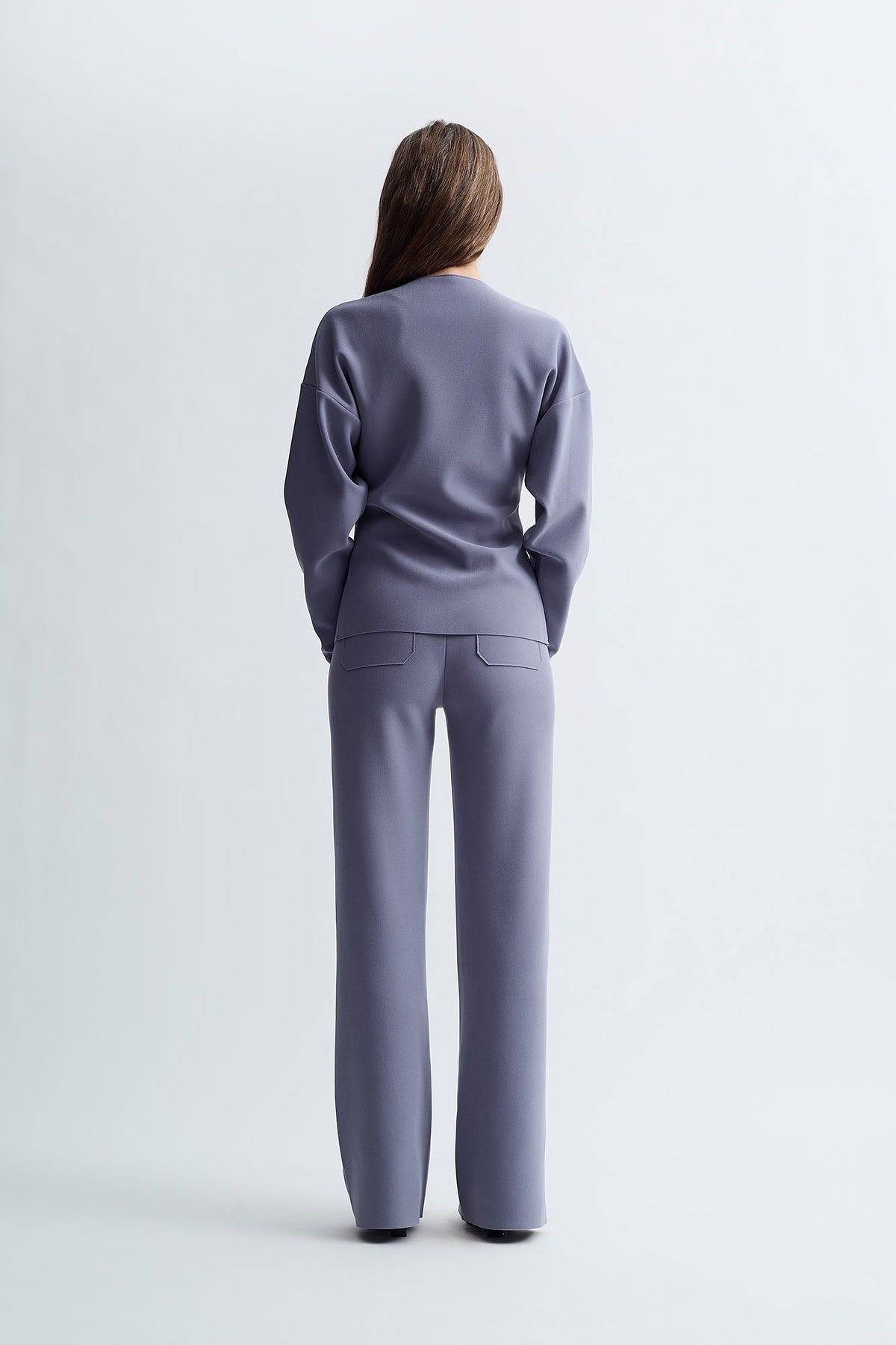 LAY2 ROUND-NECK CARDIGAN
