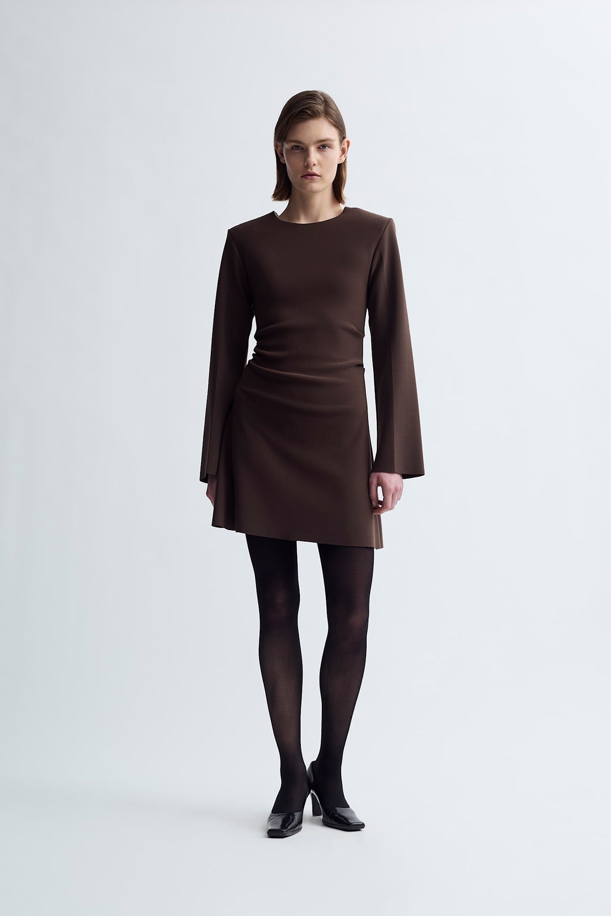LAY2 DRAPE MINI DRESS