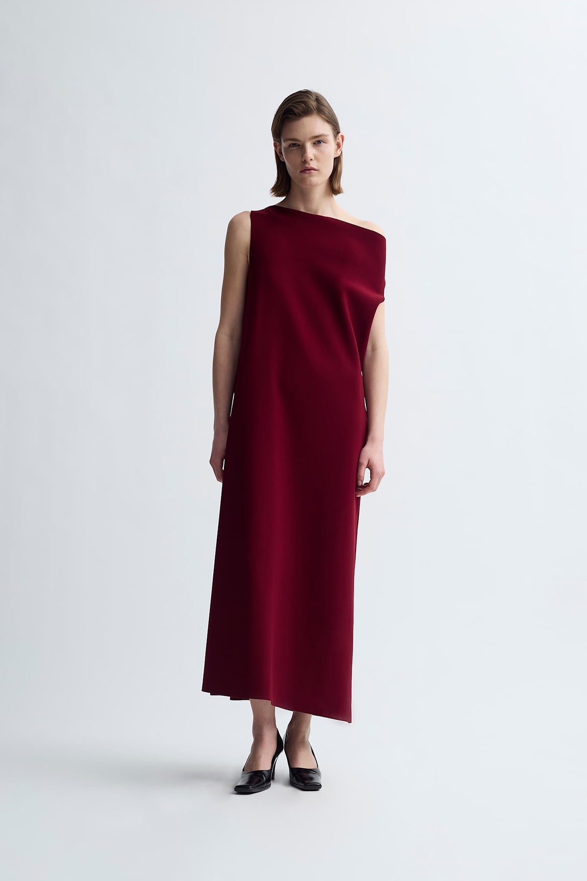 LAY2 COWL-NECK DRESS