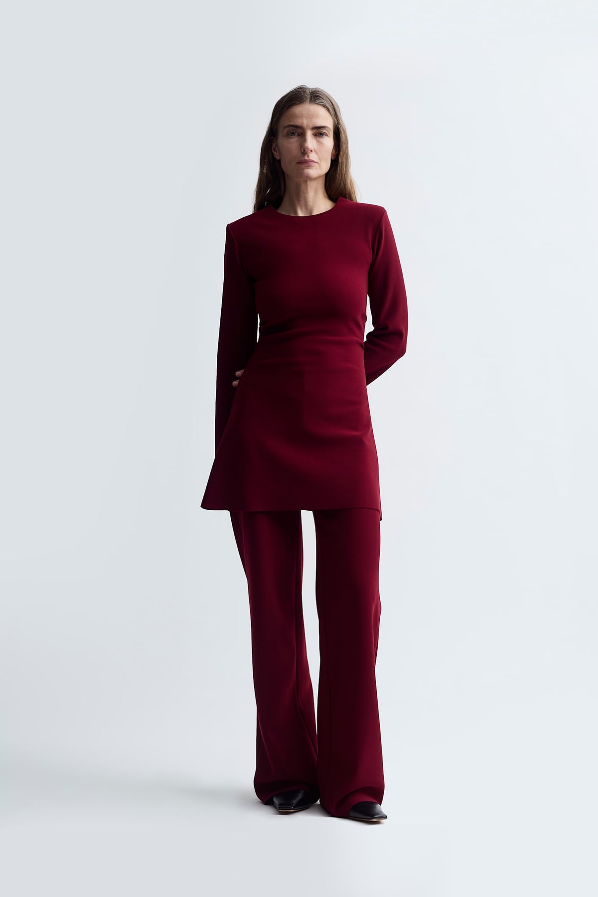 LAY2 DRAPE MINI DRESS