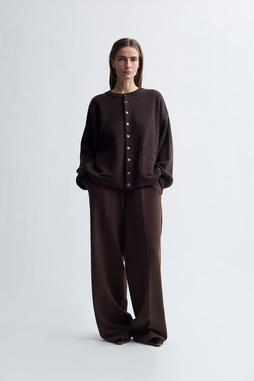 MERINO ROUND CARDIGAN