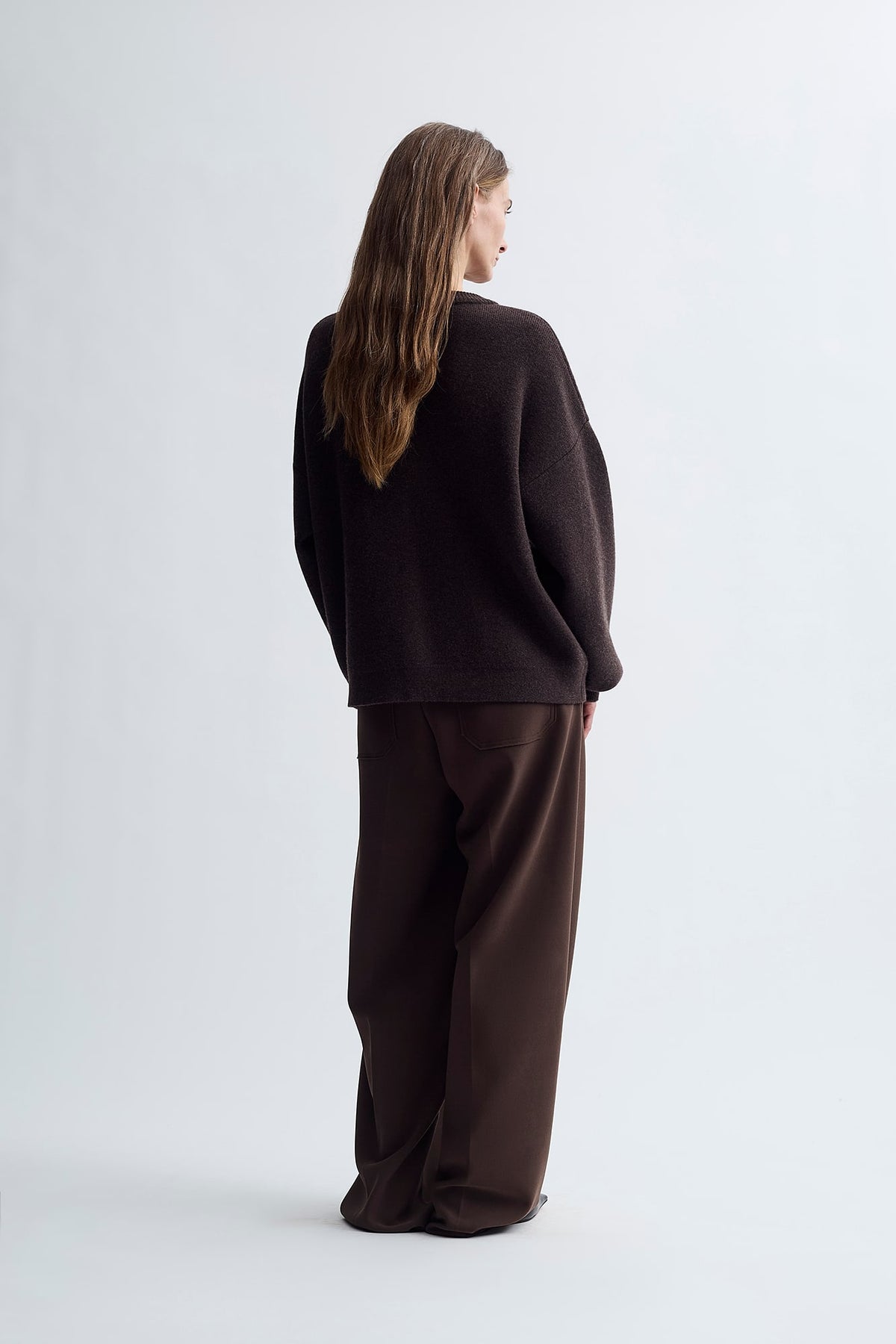 MERINO ROUND CARDIGAN