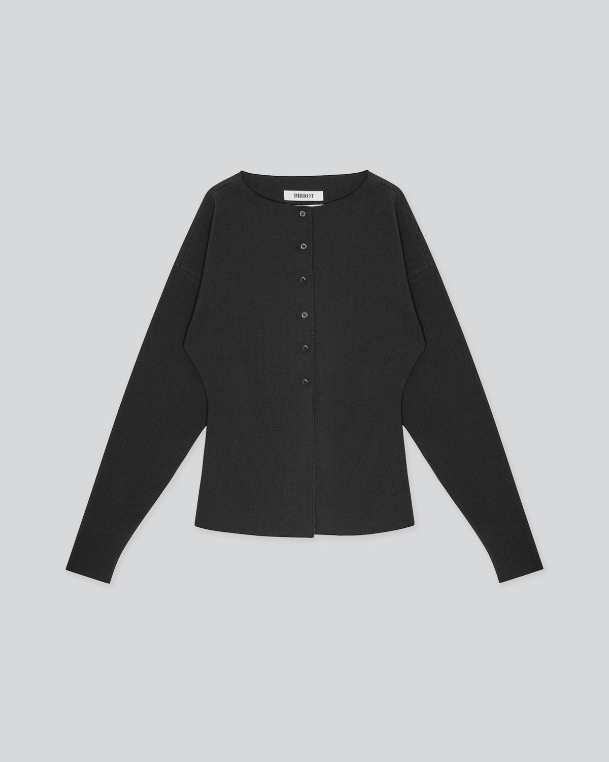 LAY2 BOAT-NECK CARDIGAN