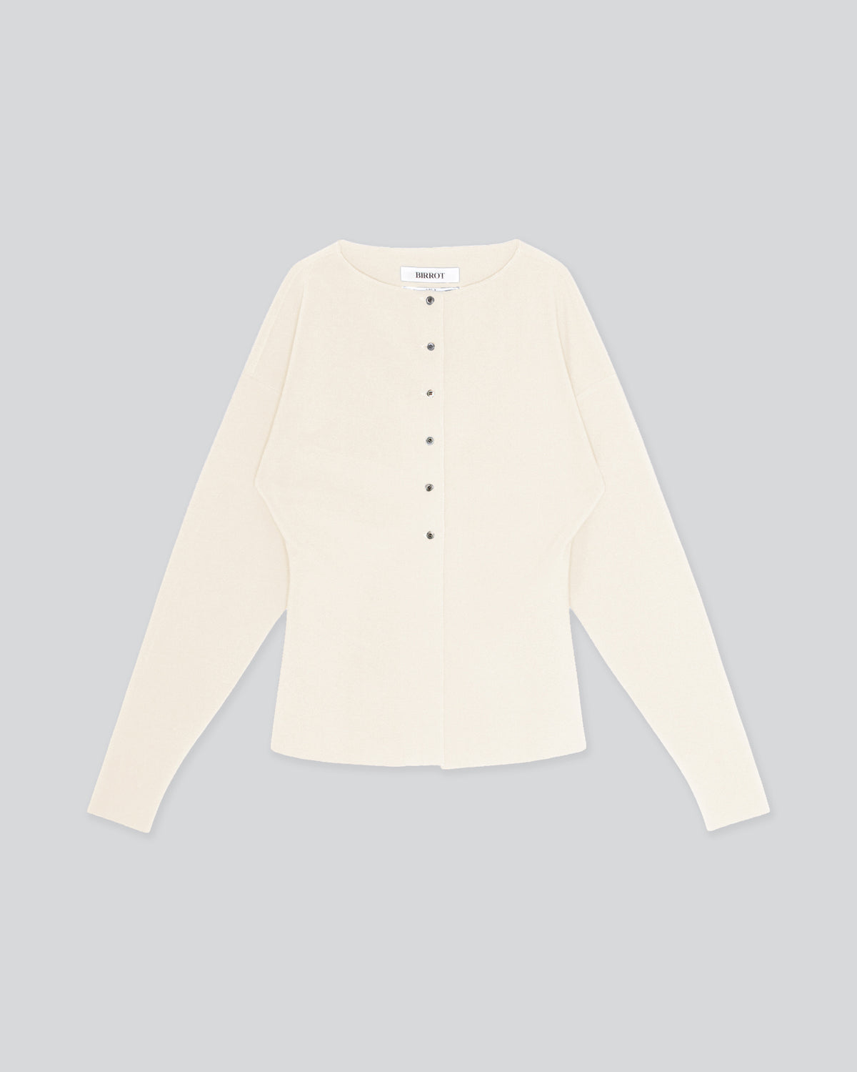 LAY2 BOAT-NECK CARDIGAN