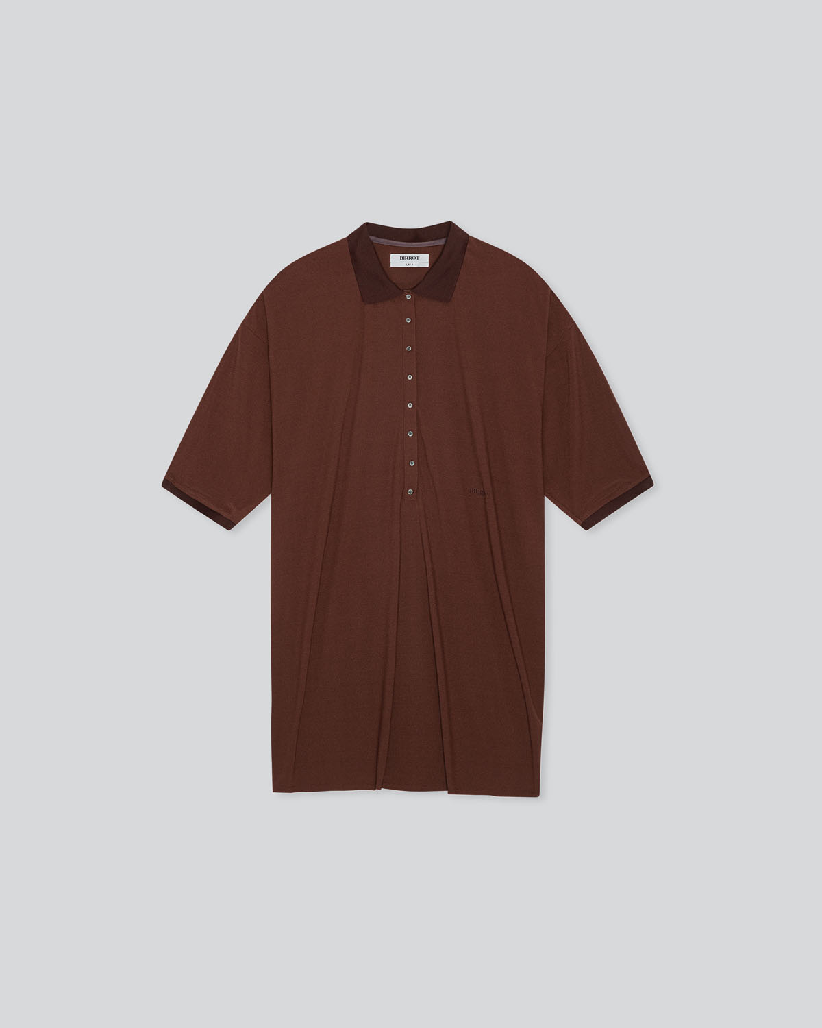 LAY1 DRAPED POLO DRESS
