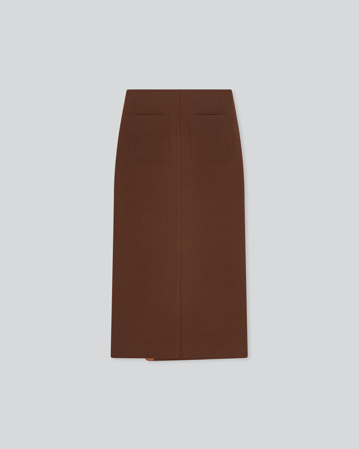 LAY2 BUTTONED WRAP SKIRT