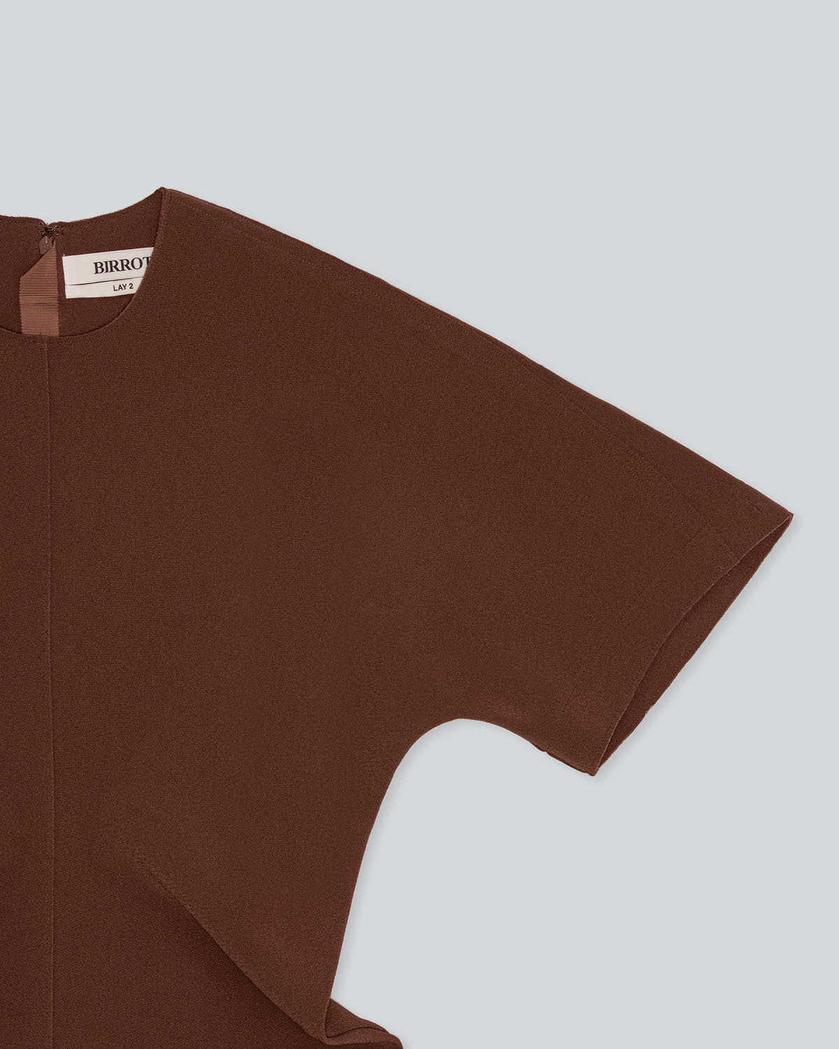 LAY2 HALF-SLEEVE DRESS