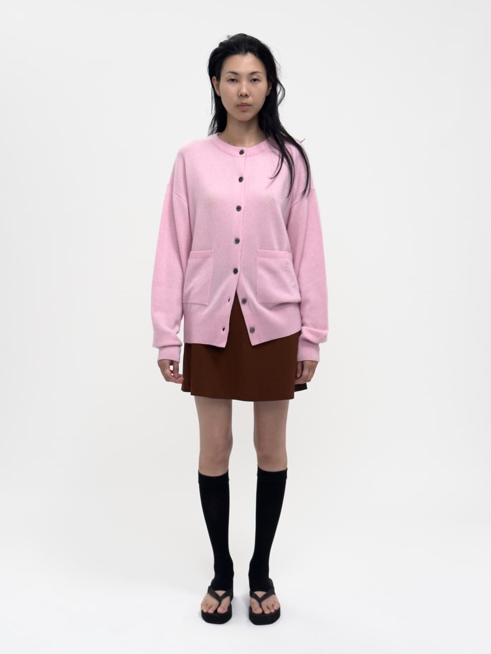 RELAXED CASHMERE CARDIGAN