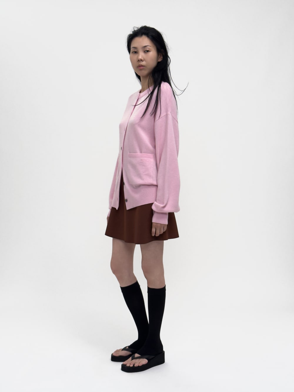 RELAXED CASHMERE CARDIGAN