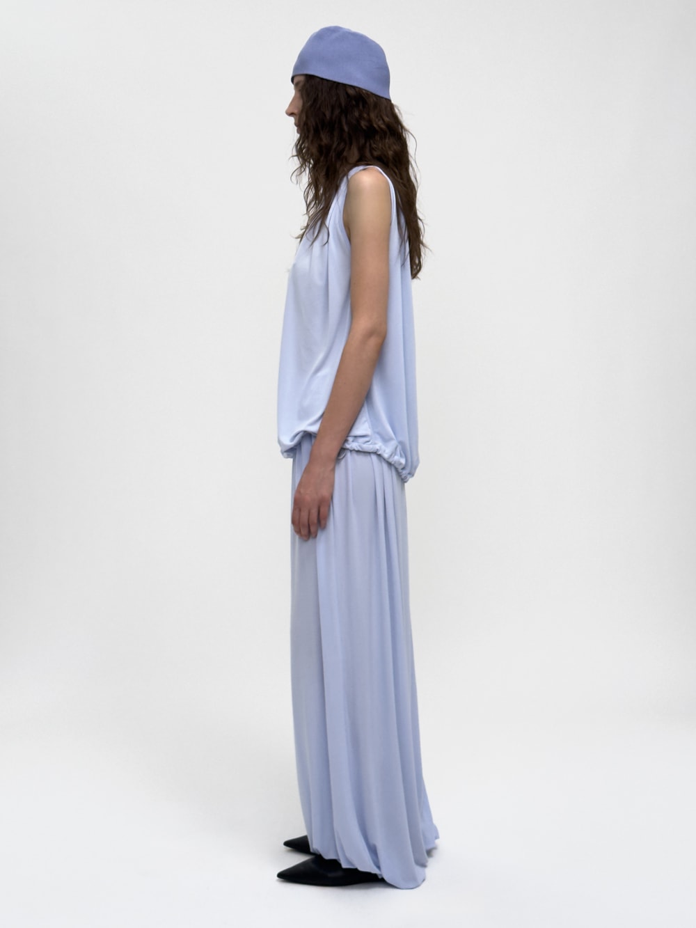 LAY1 GATHERED LONG TROUSER