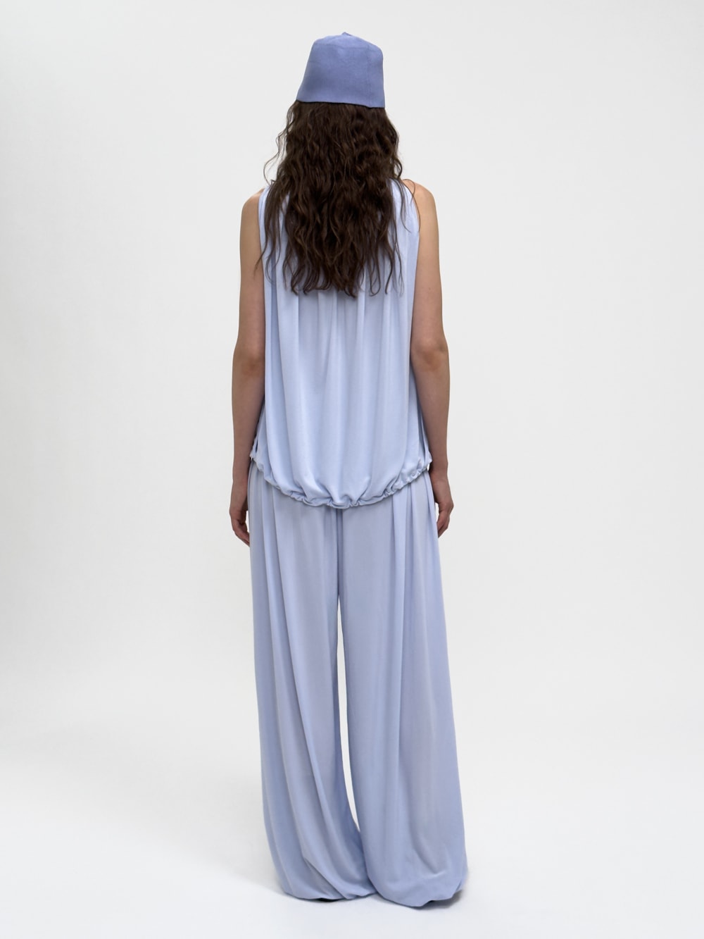 LAY1 GATHERED LONG TROUSER