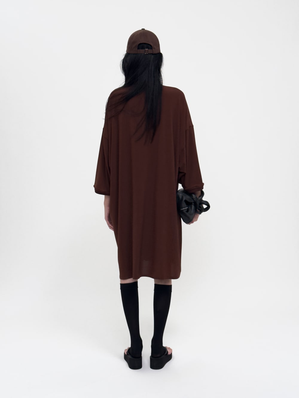 LAY1 DRAPED POLO DRESS