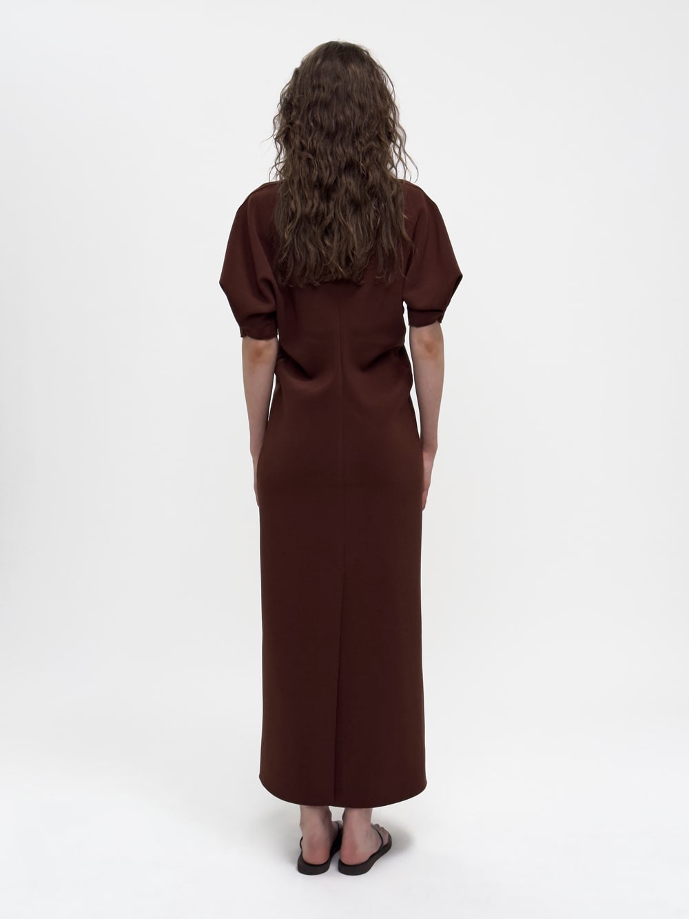 LAY2 HALF-SLEEVE DRESS