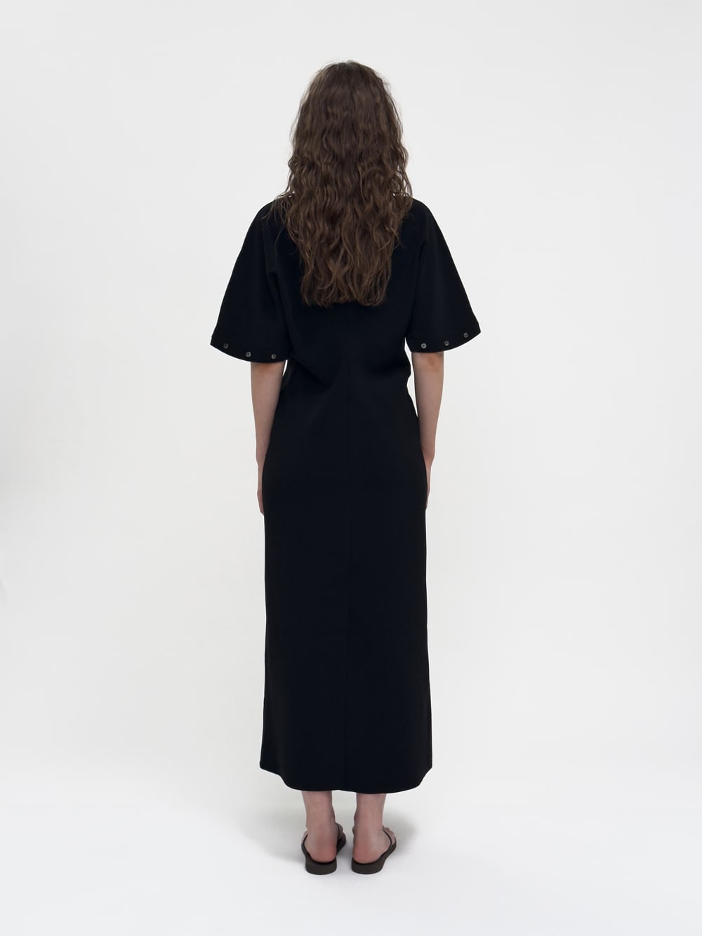 LAY2 HALF-SLEEVE DRESS