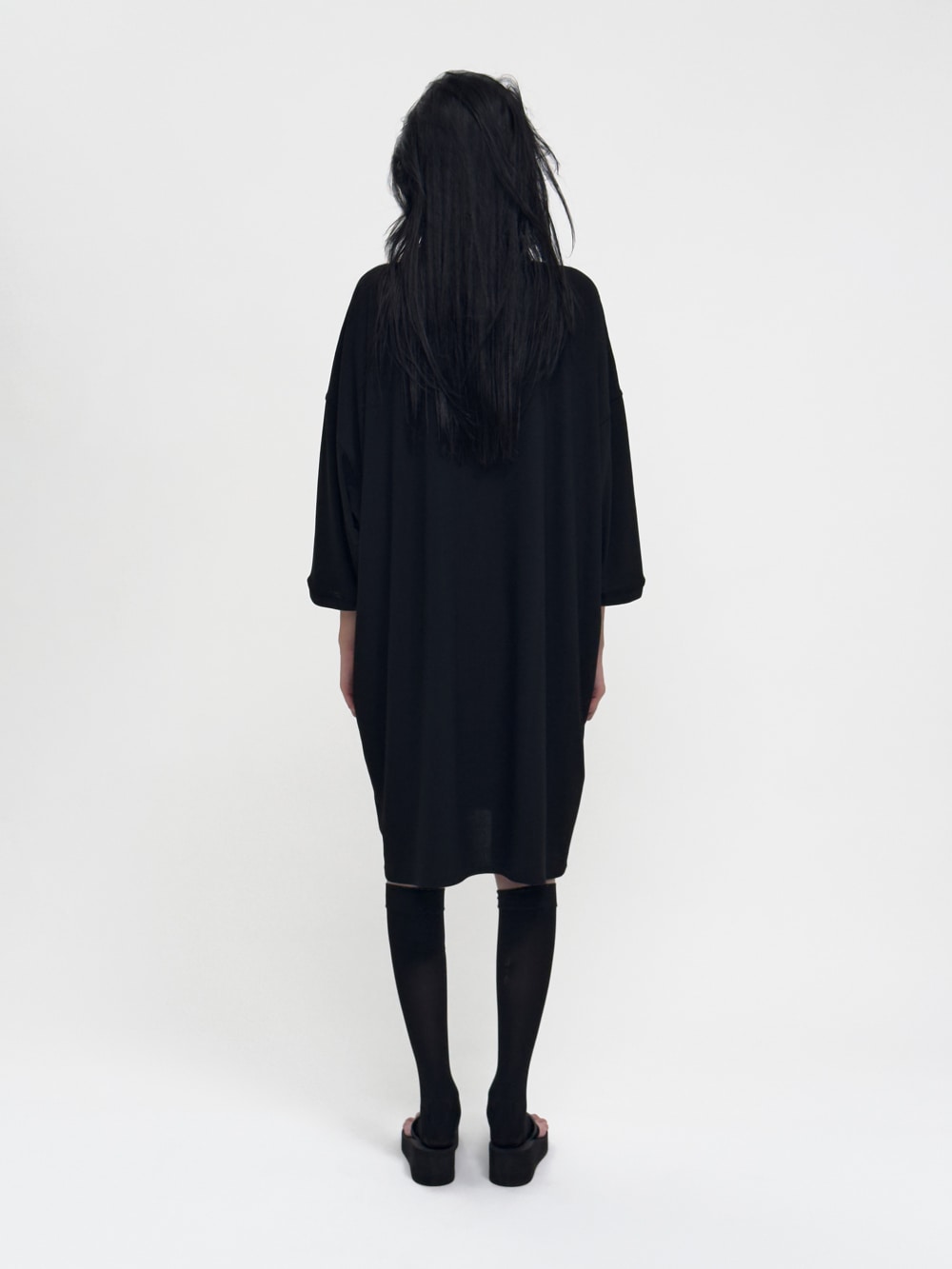 LAY1 DRAPED POLO DRESS