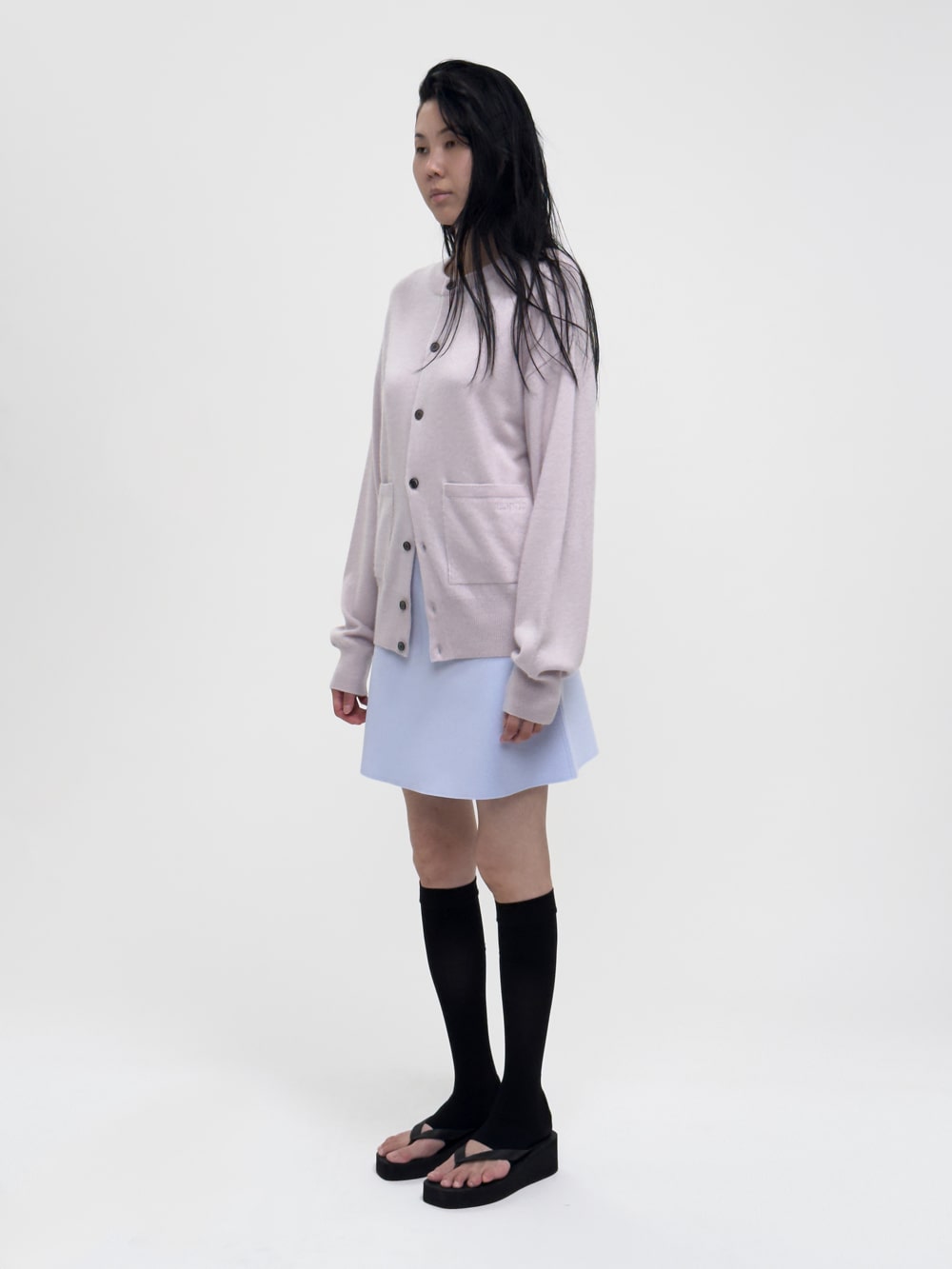 RELAXED CASHMERE CARDIGAN