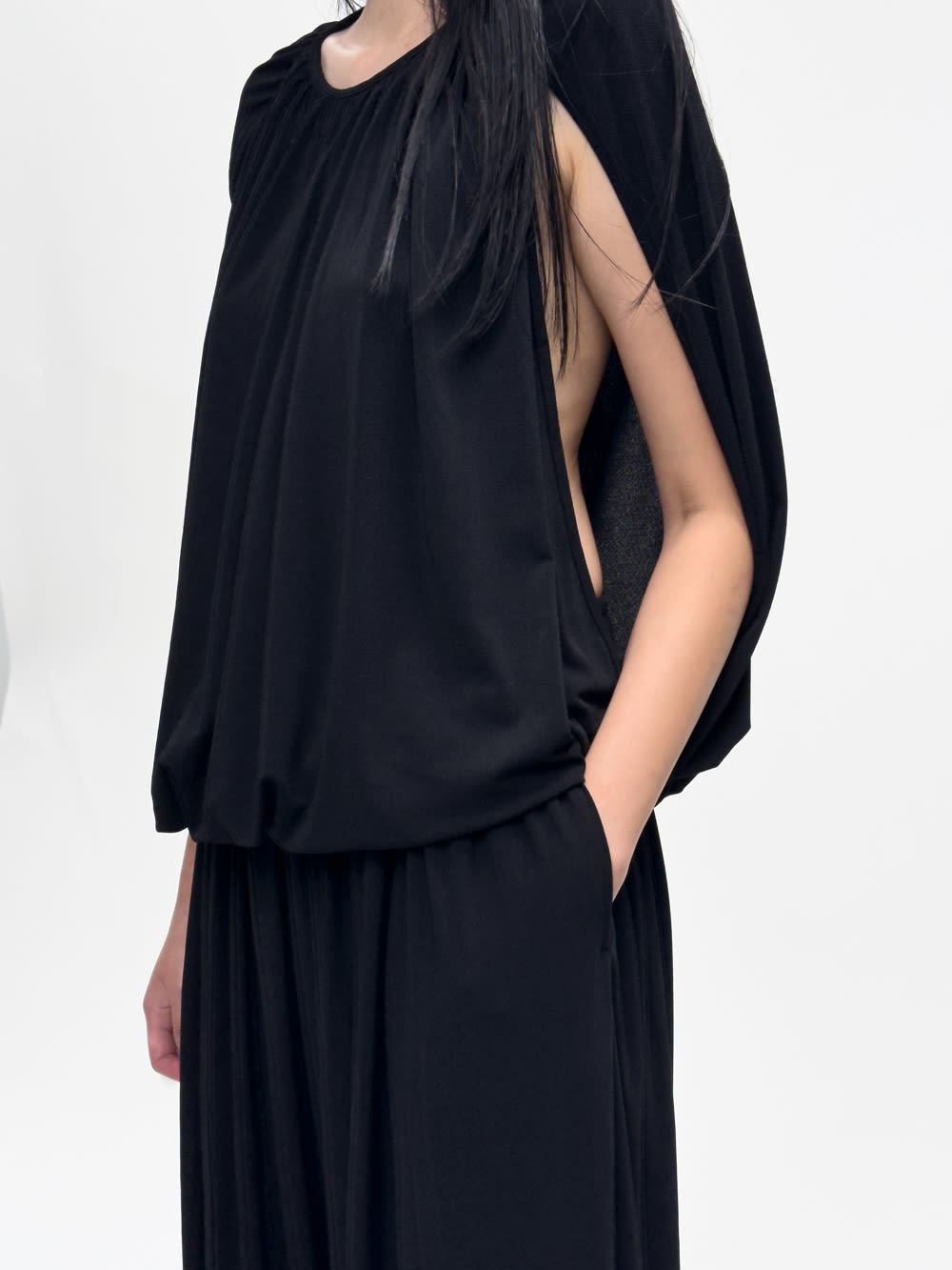 LAY1 GATHERED LONG TROUSER