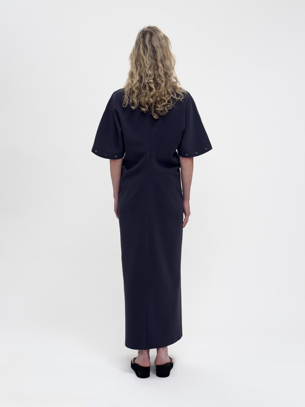 LAY2 HALF-SLEEVE DRESS