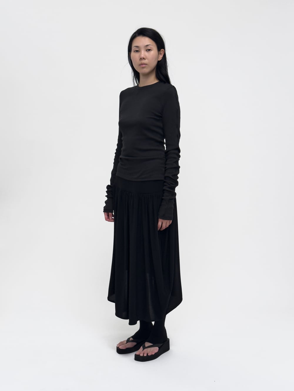 LAY3.1 GATHERED SKIRT
