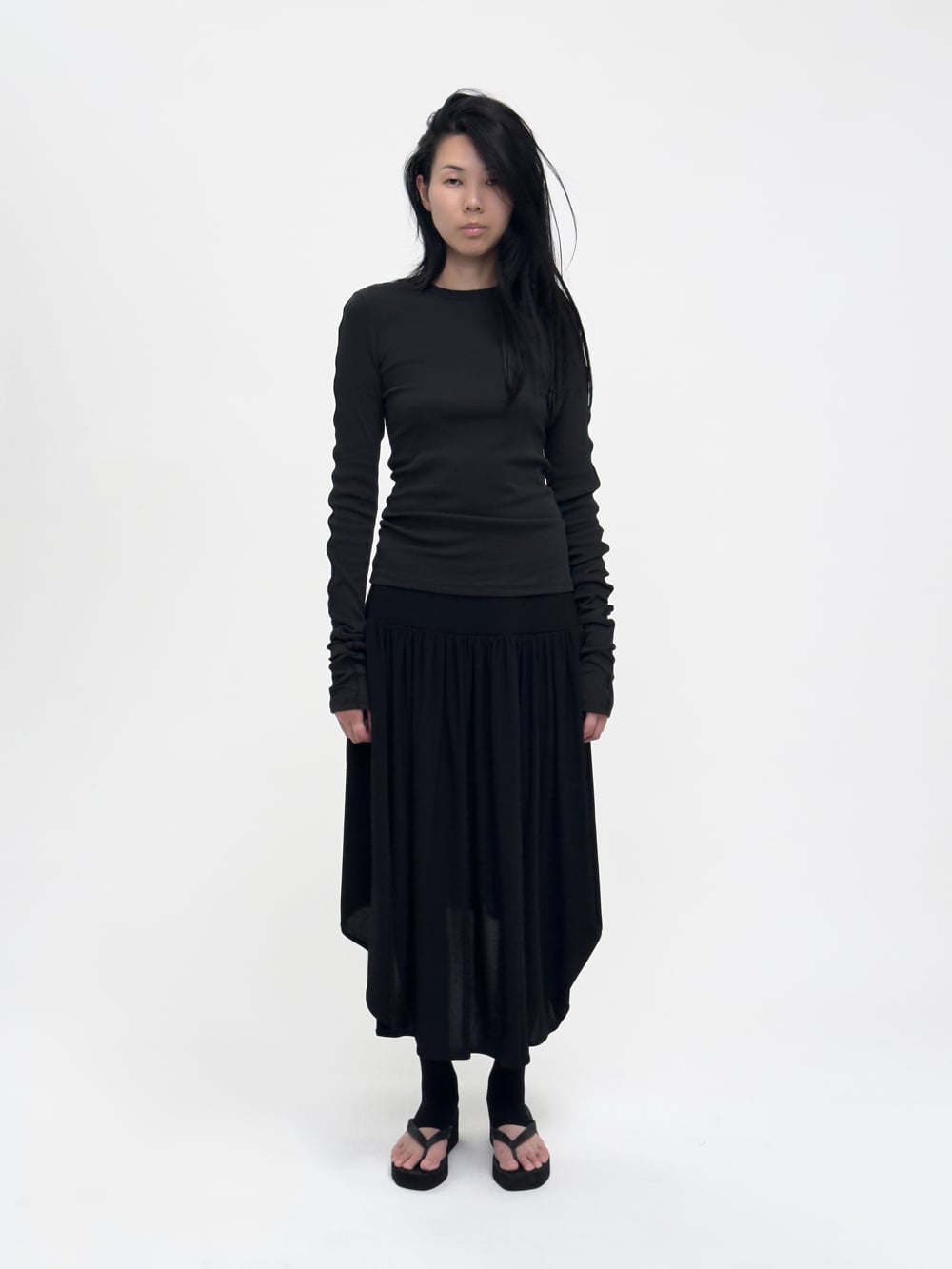 LAY3.1 GATHERED SKIRT