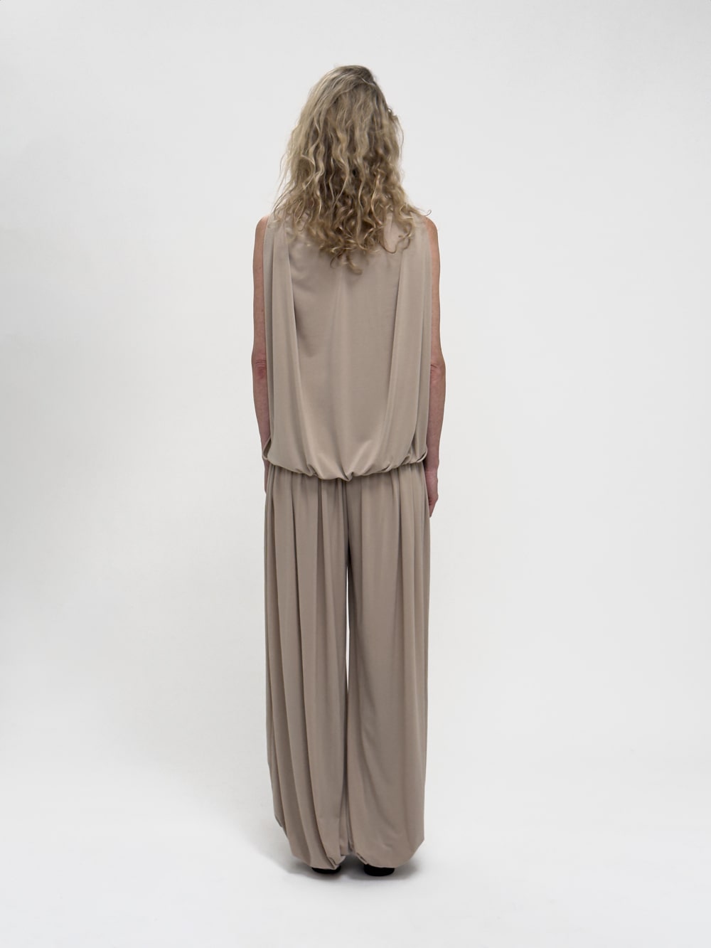 LAY1 GATHERED LONG TROUSER