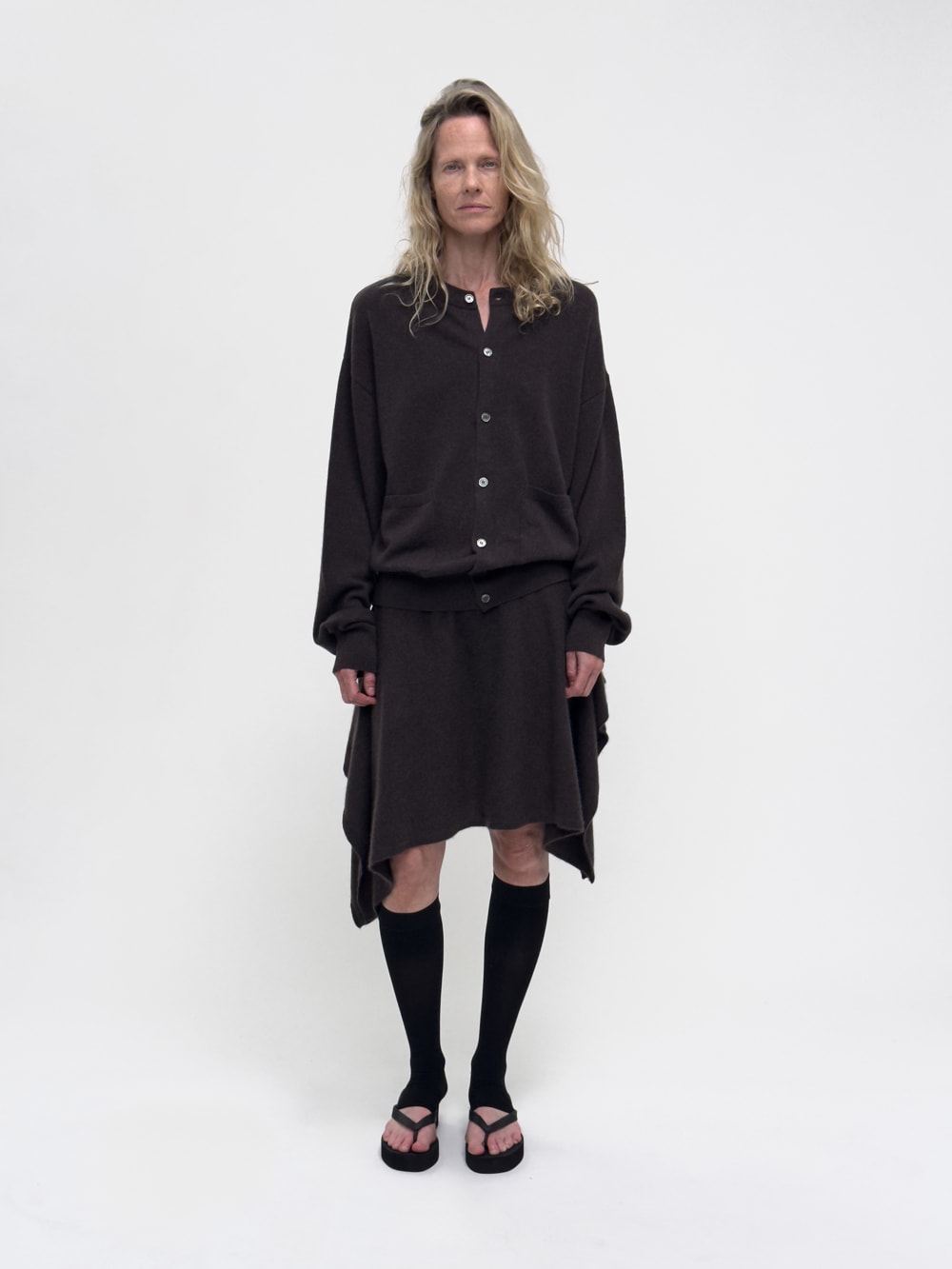 RELAXED CASHMERE CARDIGAN