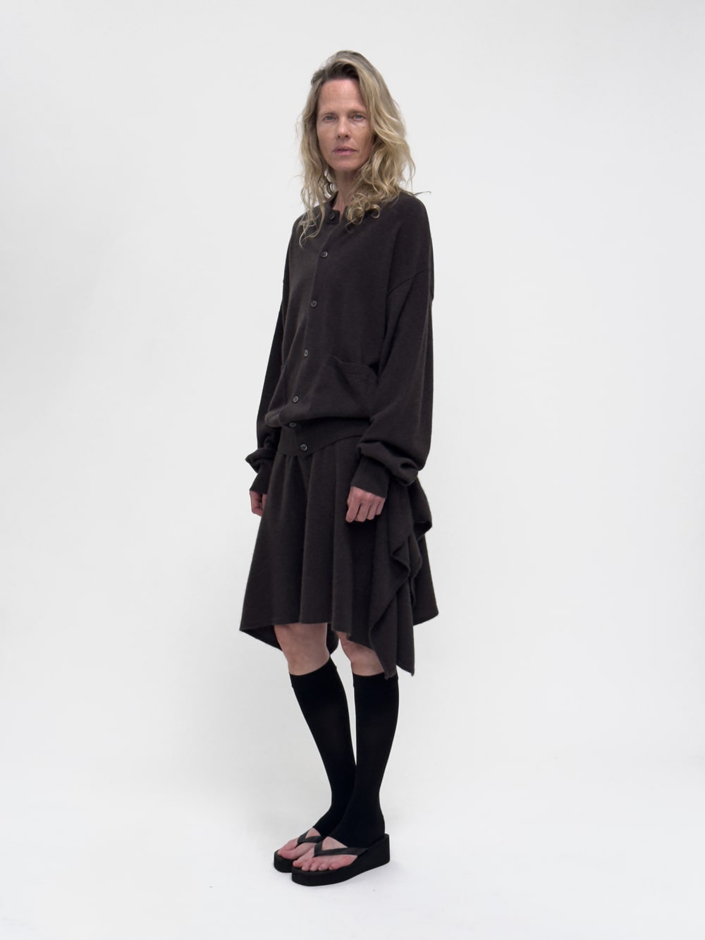 RELAXED CASHMERE CARDIGAN