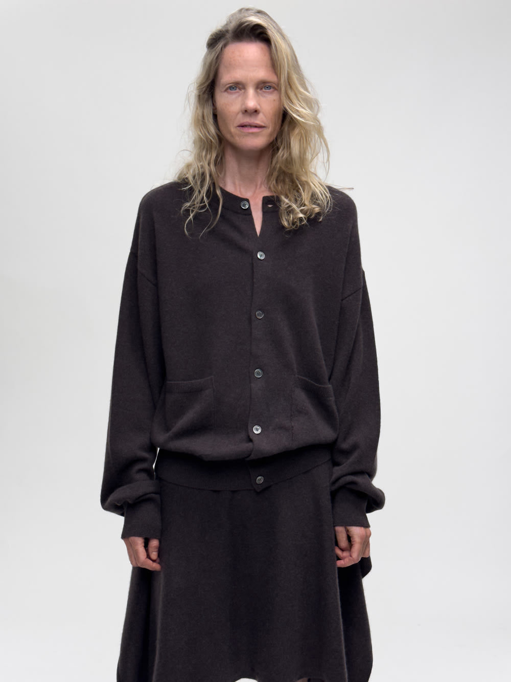 RELAXED CASHMERE CARDIGAN