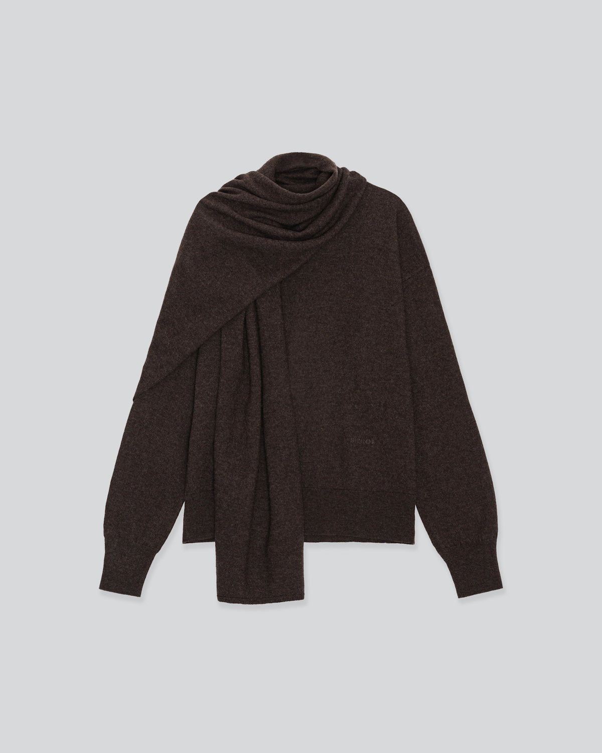 MERINO SCARF JUMPER