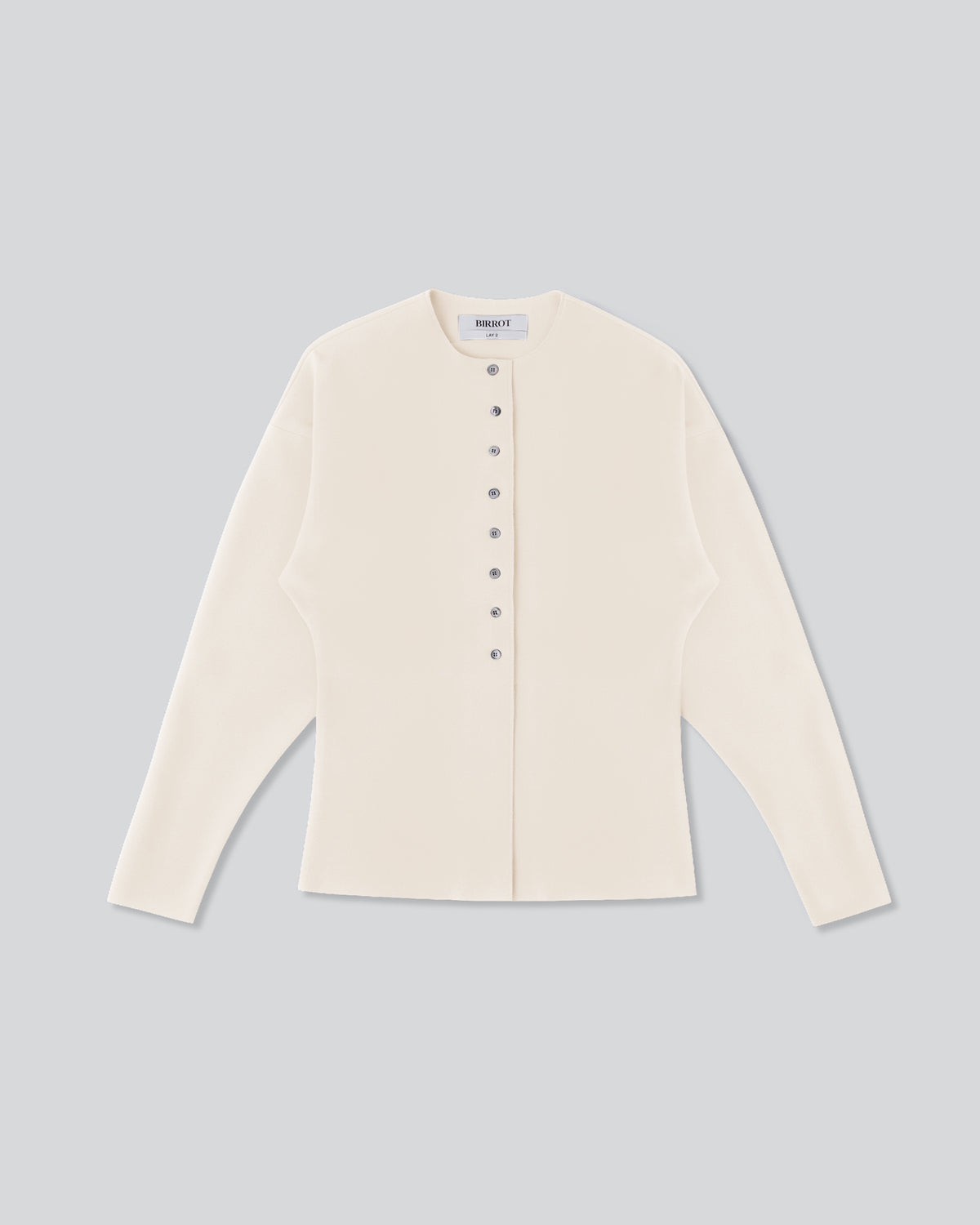 LAY2 ROUND-NECK CARDIGAN