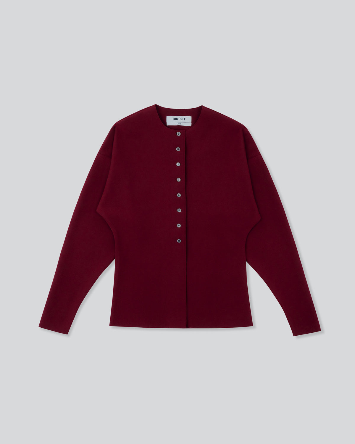 LAY2 ROUND-NECK CARDIGAN