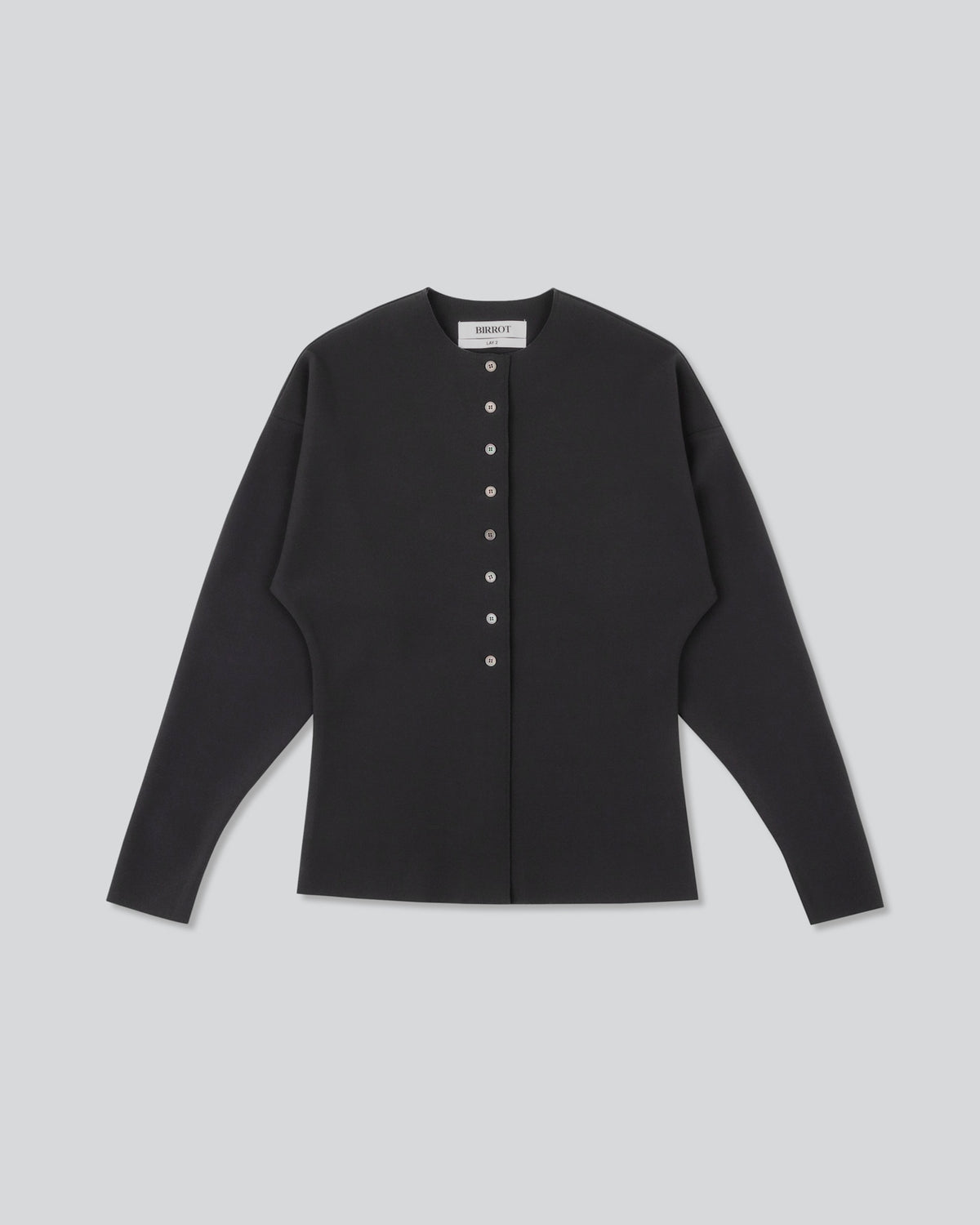LAY2 ROUND-NECK CARDIGAN