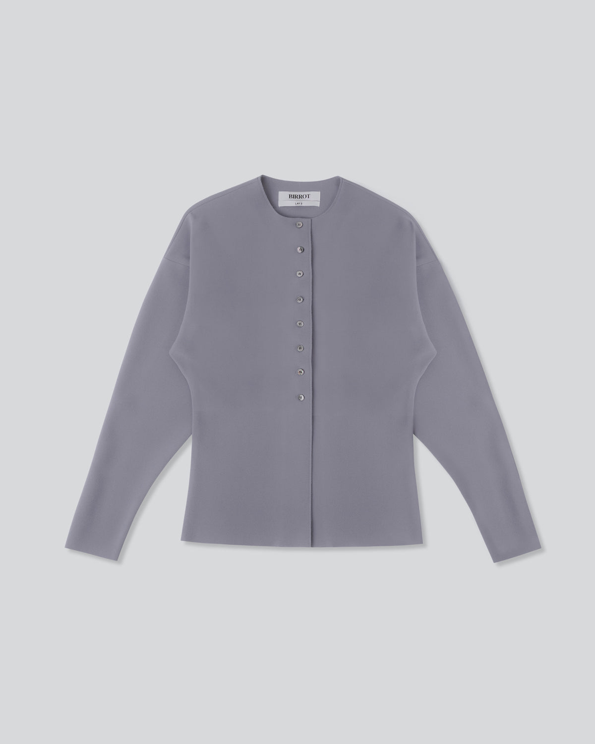 LAY2 ROUND-NECK CARDIGAN