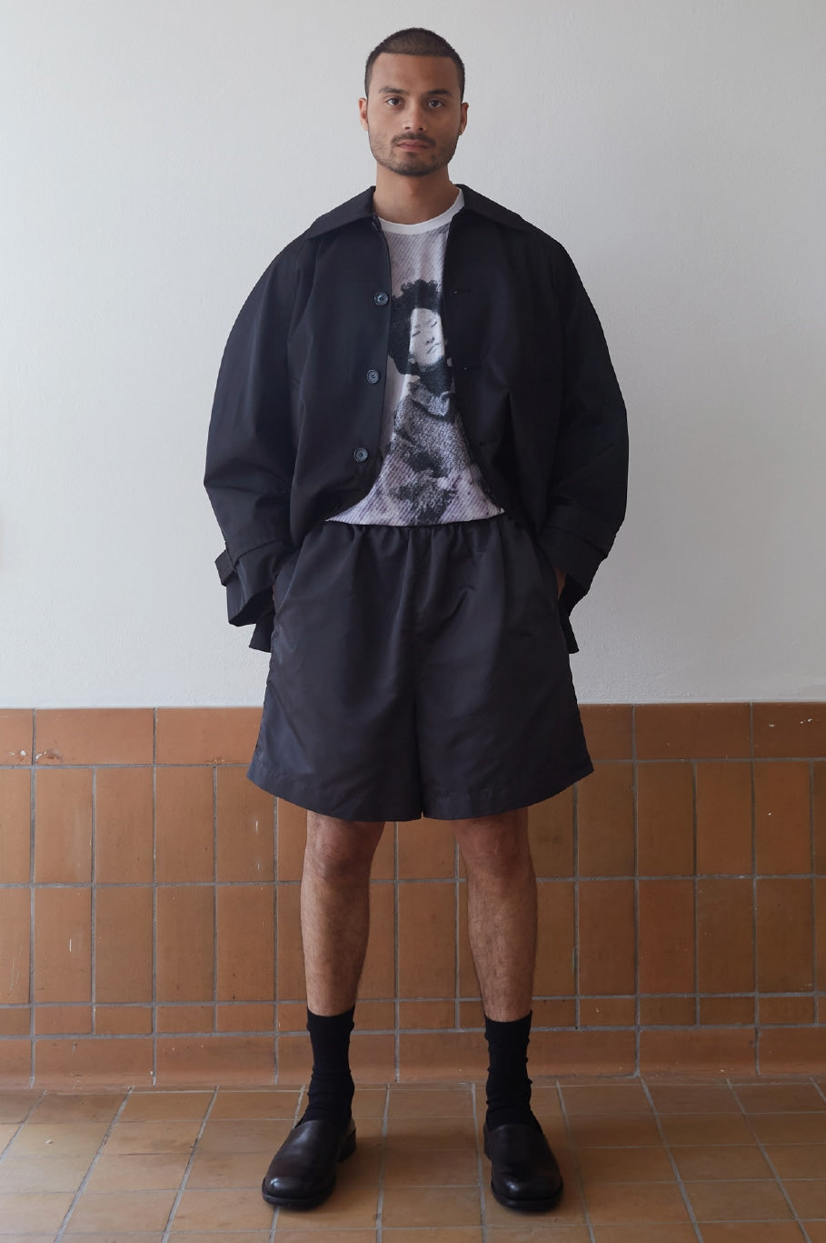 【関税込み】Birrot グレー Love ショートパンツ Birrotのグレー Love ショートパンツがセール中