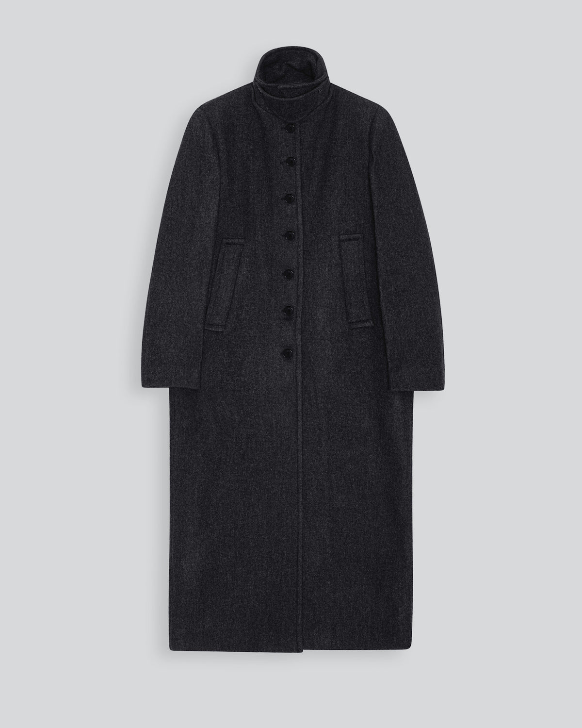 SINGLE WOOL COAT