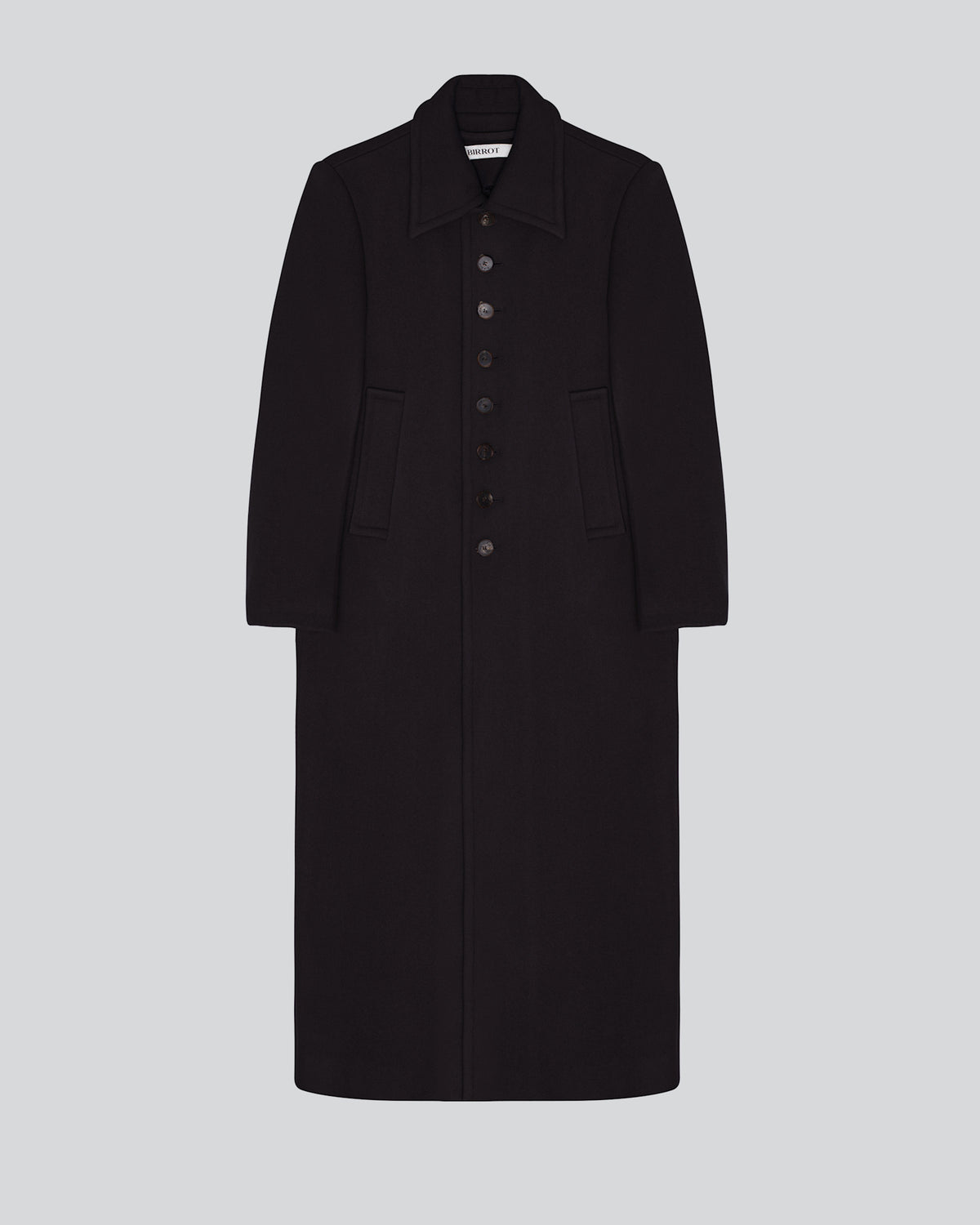 SINGLE WOOL COAT