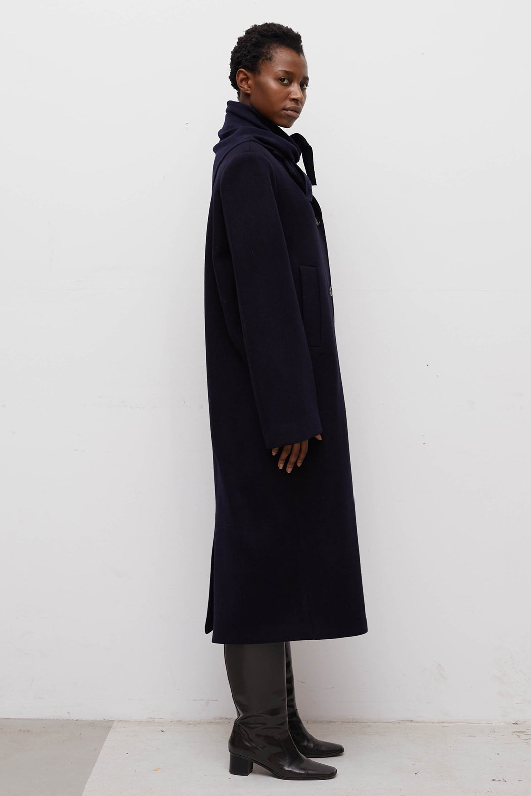 SINGLE WOOL COAT
