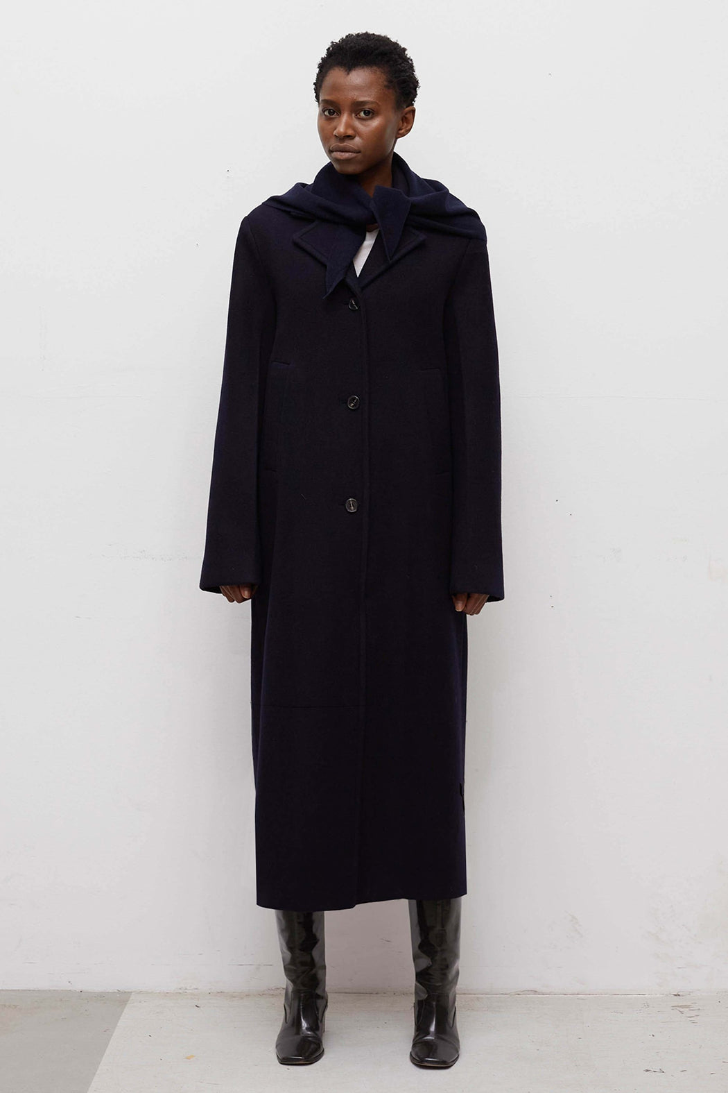 SINGLE WOOL COAT
